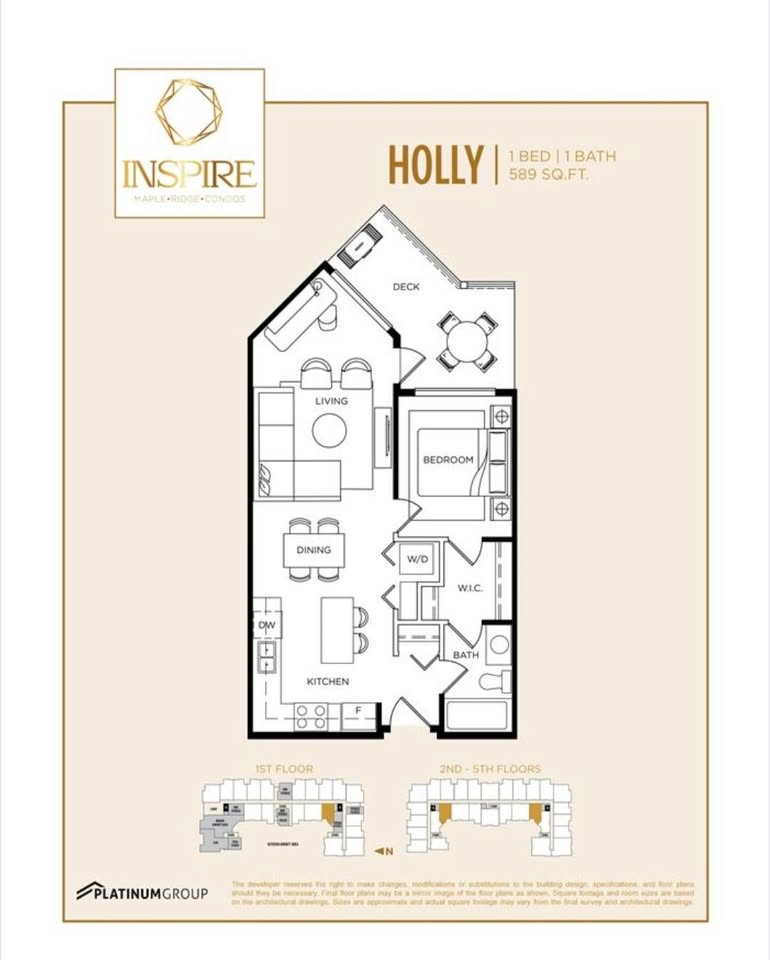 1 Bed 1 Bath – Apartment